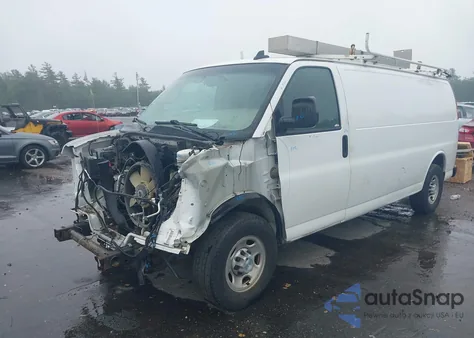 2019 Chevrolet Express 2500 Work Van из США, поврежденный, VIN 1GCWGBFP9K1193039